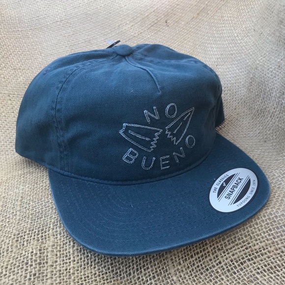 Hurley “No Bueno” Yupoong Blue SnapBack Surf Hat - Picture 1 of 3
